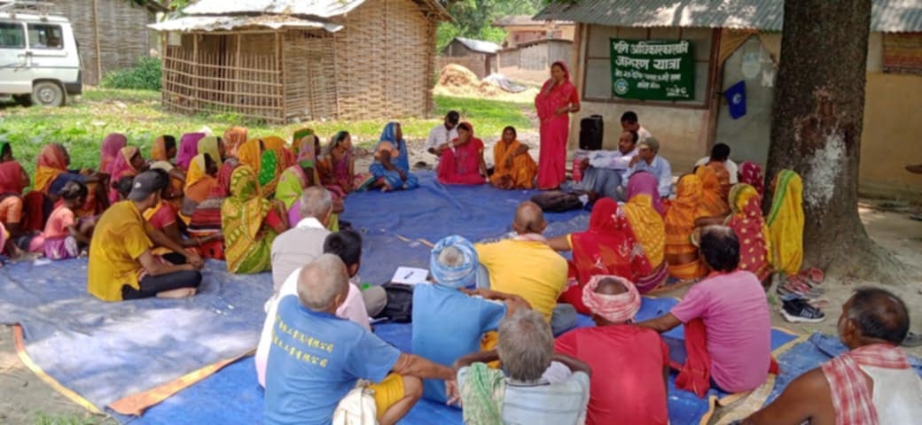 भुमि प्राप्तिका लागि सप्तरीबाट जागरण अभियान